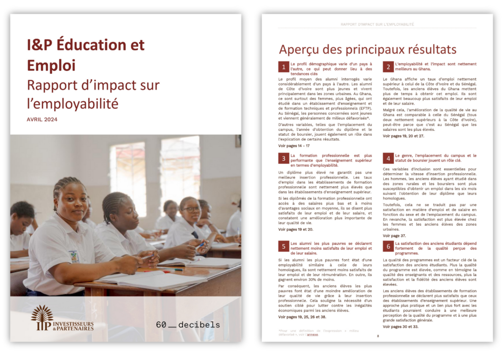 Rapport : L’impact des entreprises éducatives privées sur l’employabilité des jeunes en Afrique